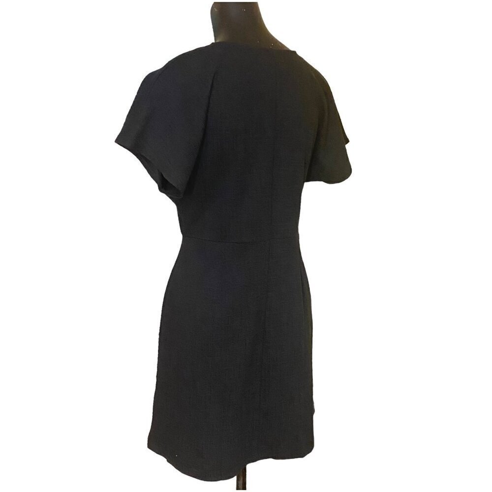 NEW Madewell Black Dolman Sleeve Dress Size Medium - Picture 4 of 6